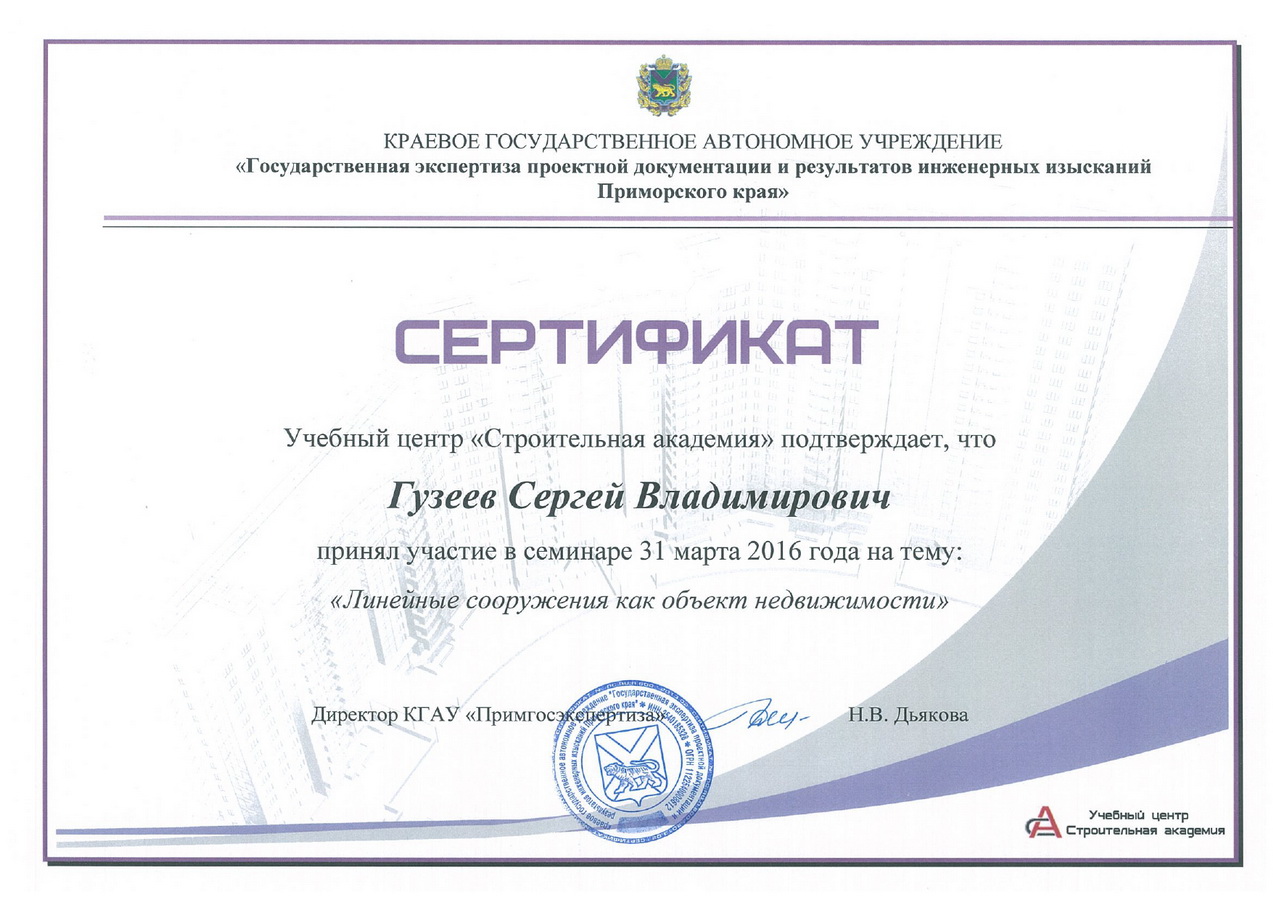 Гузеев сертификат 2016г